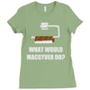 what would macgyver do Ladies Fitted T-Shirt