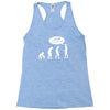 banksy funny human evolution indie Racerback Tank