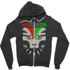 redesignsideas for the flag of wakanda Zipper Hoodie