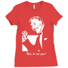 bruce forsyth  nice to see you   brucey tee Ladies Fitted T-Shirt