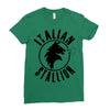 italian stallion Ladies Fitted T-Shirt