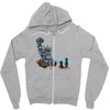 the planet of the kong Zipper Hoodie