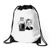 beer is cheaper than therapy Drawstring Bags