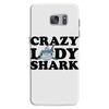 crazy lady shark Samsung Galaxy S7 Case