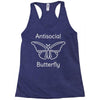 not so social butterfly Racerback Tank