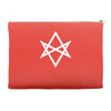 thelema sign Accessory Pouches