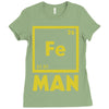 chemical element for iron man Ladies Fitted T-Shirt
