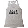save ferris Racerback Tank