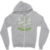 i'm not superstitious, but i am a little stitious Zipper Hoodie