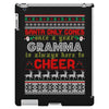 santa only comes once a year gramma is always here to cheer iPad 3 and 4 Case