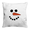 frosty snowman Throw Pillow