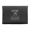 sagittarius christmas ugly sweater Accessory Pouches