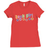 geek girl daisies Ladies Fitted T-Shirt