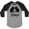 mickey mouse sexy dope 3/4 Sleeve Shirt