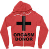 orgasm donor (2) Zipper Hoodie