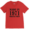 made in 1971 original parst V-Neck Tee