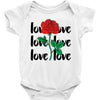 Love Rose Baby Bodysuit