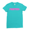 fighter breast cancer Ladies Fitted T-Shirt