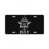 the best teachers are born in july License Plate