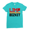 limp bizkit black logo Ladies Fitted T-Shirt