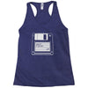 retro floppy Racerback Tank