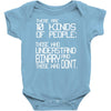 there are 10 kinds of people Baby Onesie