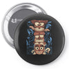 crazy totem Pin-back button