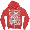 radios Zipper Hoodie