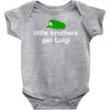 little brothers get luigi Baby Onesie