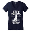 Best Friend German Shepherd Women's V-Neck T-Shirt