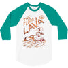 the floor is lava 3/4 Sleeve Shirt