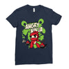 angry ninja and co Ladies Fitted T-Shirt