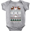 ugly christmas sweater Baby Bodysuit