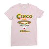 cinco de mayo badass skull Ladies Fitted T-Shirt