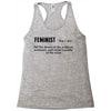 Feminist Noun Racerback Tank