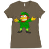 happy saint patrick day simpson Ladies Fitted T-Shirt