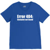 halloween error 404 costume not found V-Neck Tee