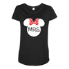 Mr. and Mrs. Matching Maternity Scoop Neck T-shirt