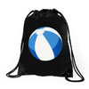Blue Beachball Baby Boy Drawstring Bags