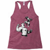 wolverine vs hulk Racerback Tank