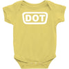 2x dot sticker vinyl decal d.o Baby Onesie
