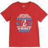 Fishing Poppy V-Neck Tee