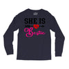 she is my bestie Long Sleeve Shirts