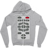 rude remote control, ideal funny birthday gift or present Zipper Hoodie