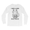 RIGHT MEOW BEER CAT Long Sleeve Shirts