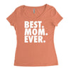 best. mom. ever Women's Triblend Scoop T-shirt