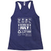 Born In July Racerback Tank