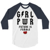 Girl Power Future Is Female 3/4 Sleeve Shirt