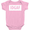 idgaf Dua Lipa Baby Bodysuit