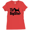 the dogfather beagle Ladies Fitted T-Shirt